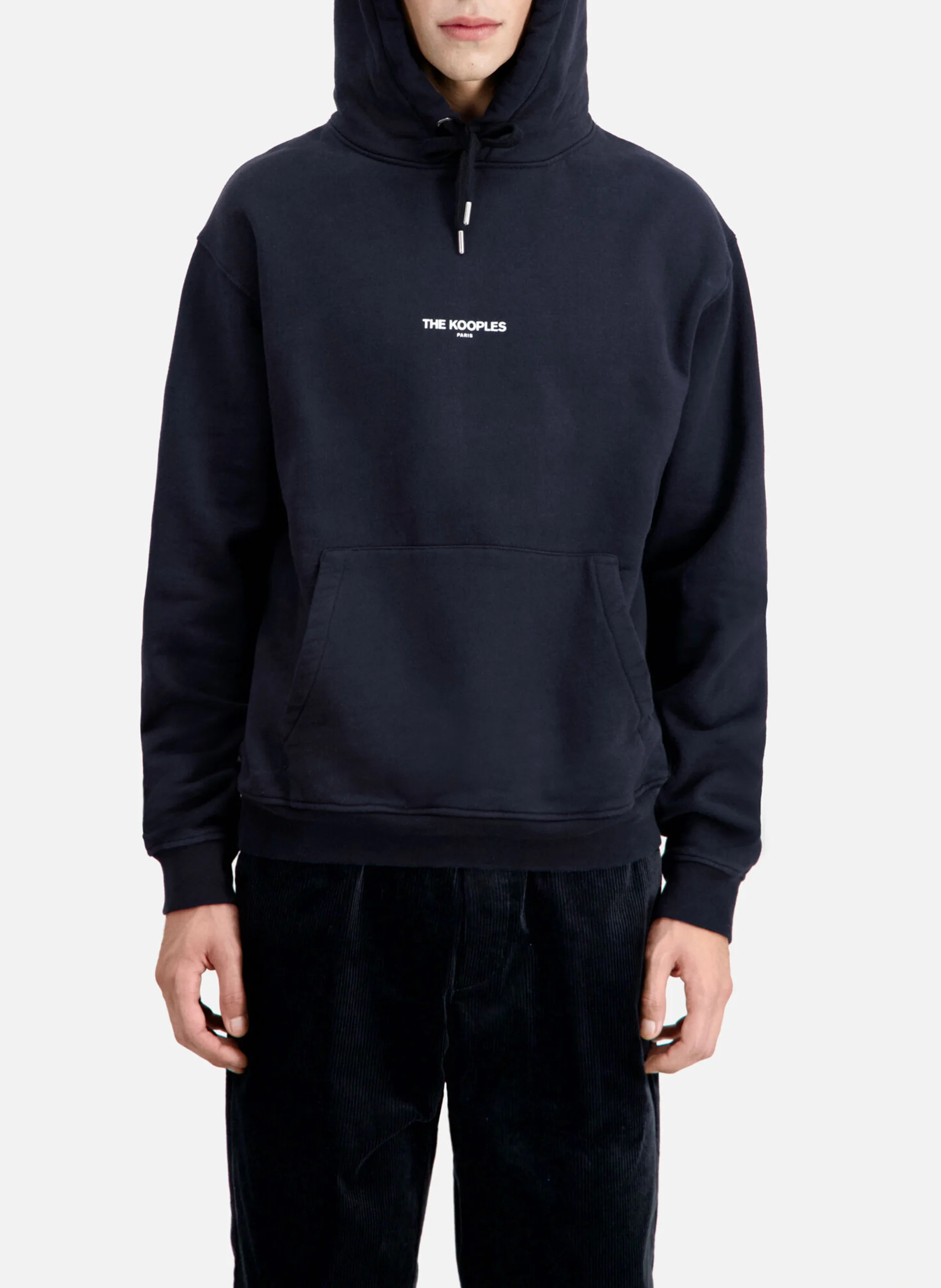 Sweat à capuche sérigraphié | Noir