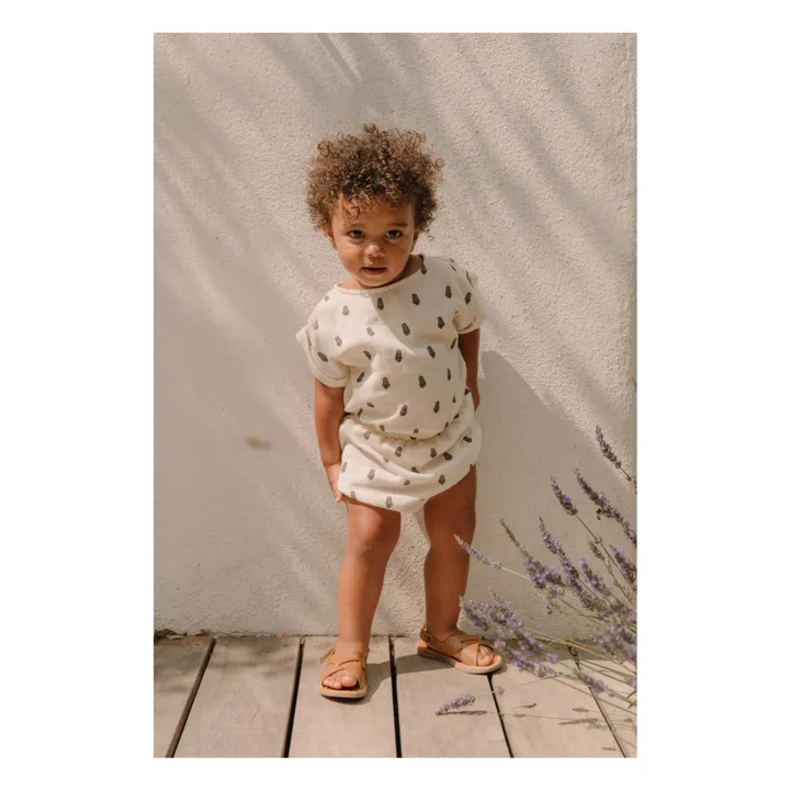 Studio Bohème Blouse Praslin Lavande | Ecru