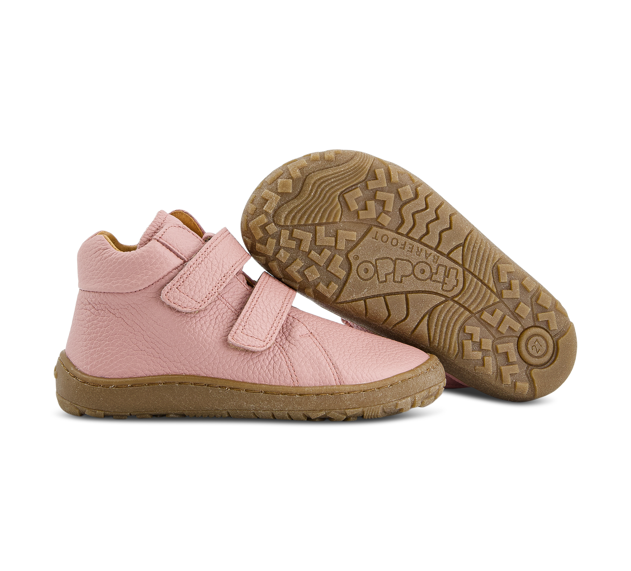 Froddo Barefoot High Tops - Klettschuhe rosa
