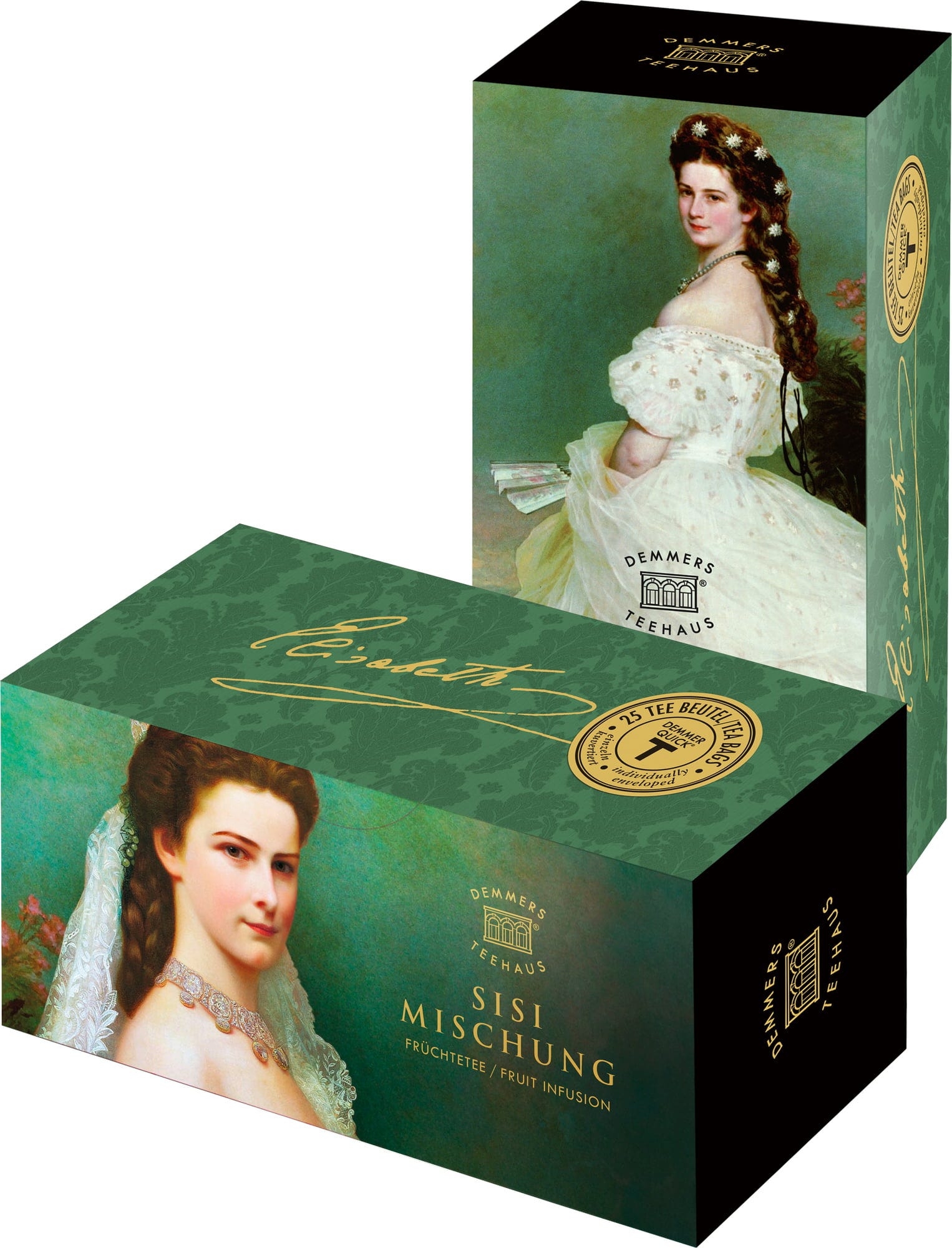 DEMMERS TEEHAUS  Quick-T Sisi Mischung, 25 Beutel  (75 g)