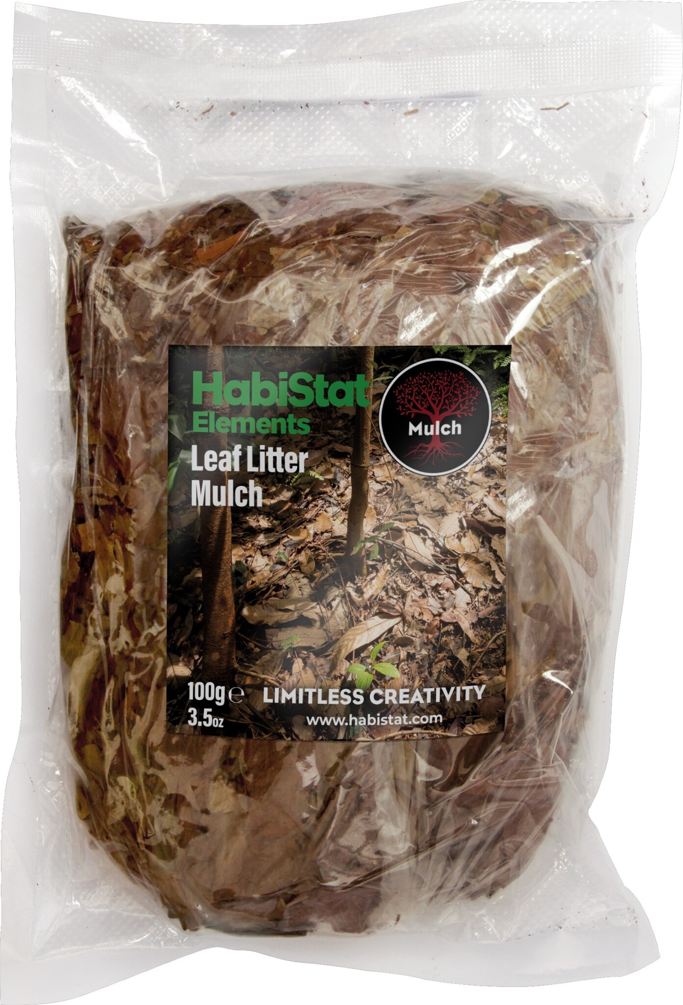 Habistat Terrarium Bladstrooisel Mulch 100g