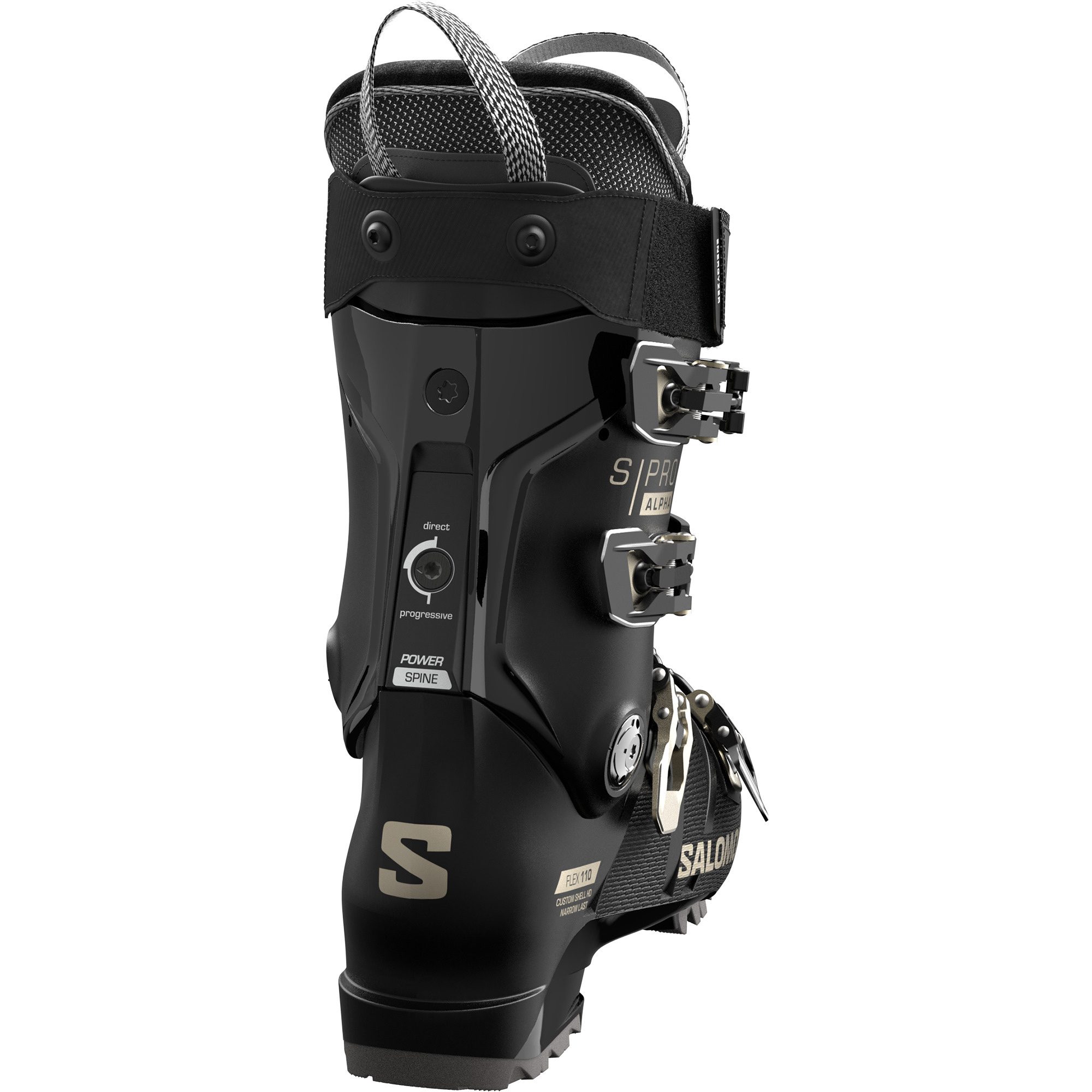 Salomon S/PRO Alpha 110 Expert Line W GripWalk® Alpin Skischuhe Damen schwarz