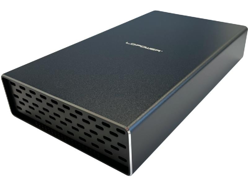 LC-Power Dockingsstation LC-DOCK-C-35-M2 Externes Gehäuse mit Klonfunktion für jeweils eine 3.5