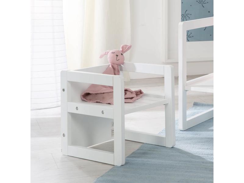 roba Kinderhocker Weiss Sitzhocker im Landhausstil