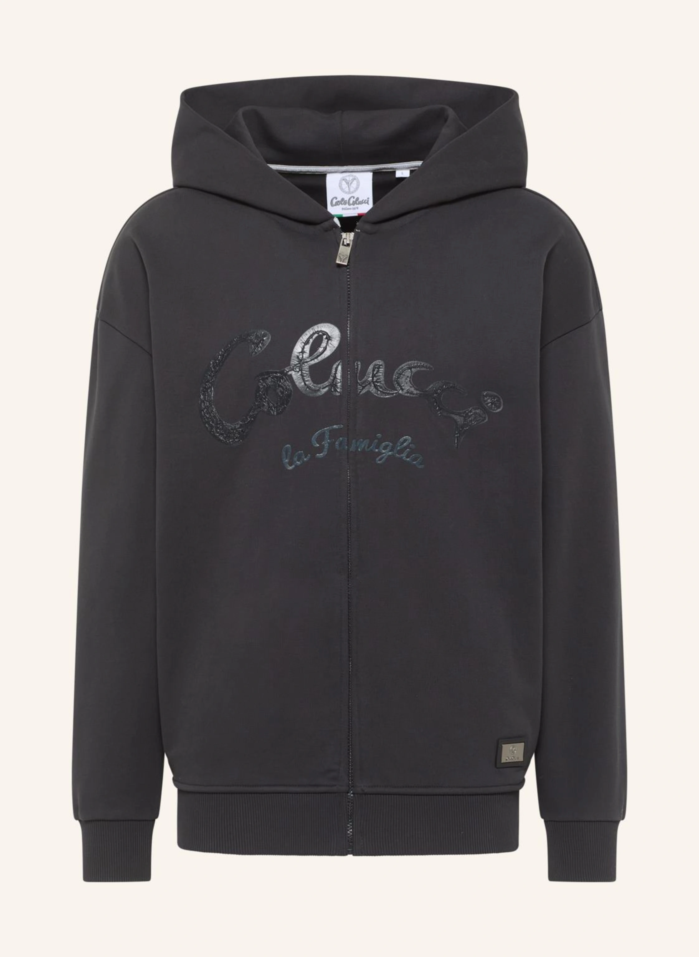 CARLO COLUCCI Oversize Sweatjacke - La Famiglia DRASIGH