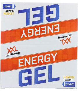 XXL Nutrition Energy Gel Lemon Flavor 12 Pack 720ML
