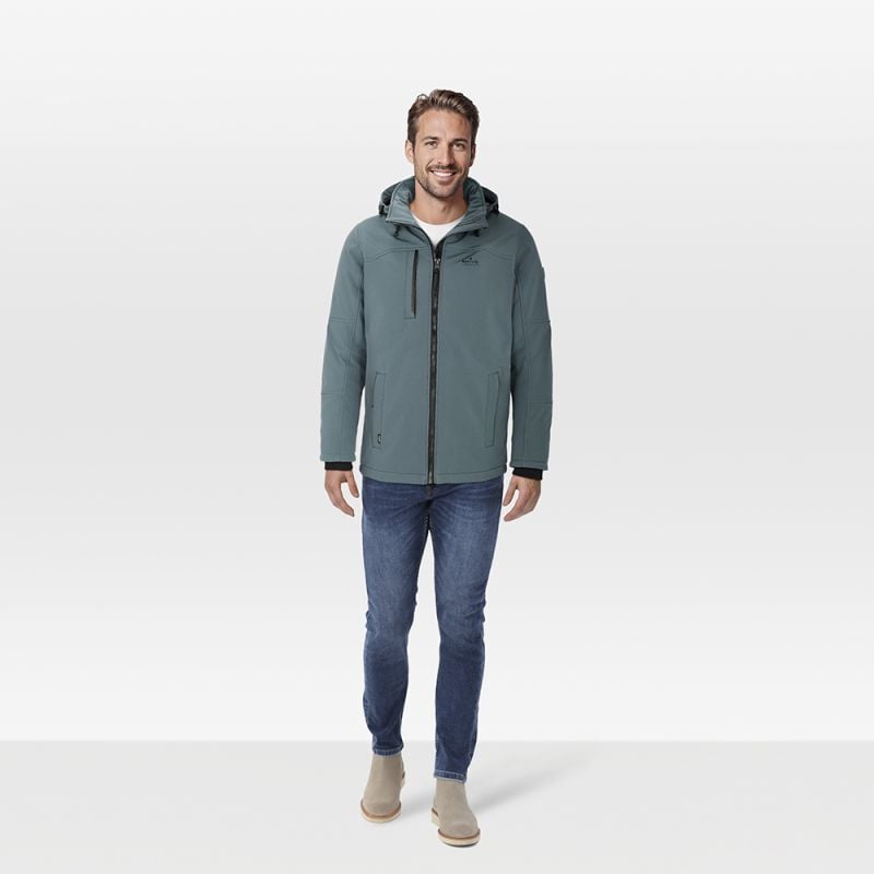 Kjelvik Thom - Softshell jas - Blauw - 2XL