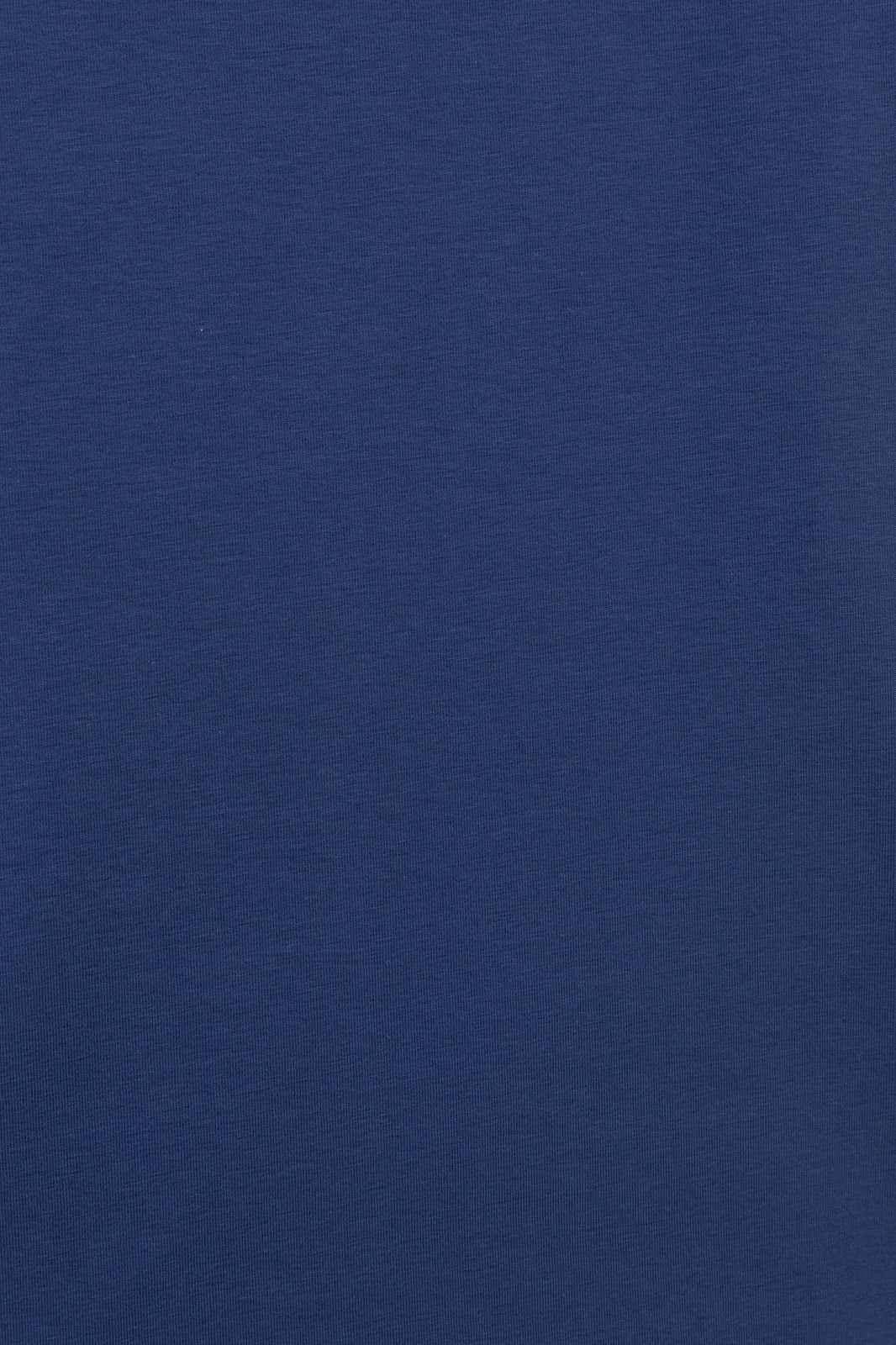 Blauw T-shirt met ronde hals