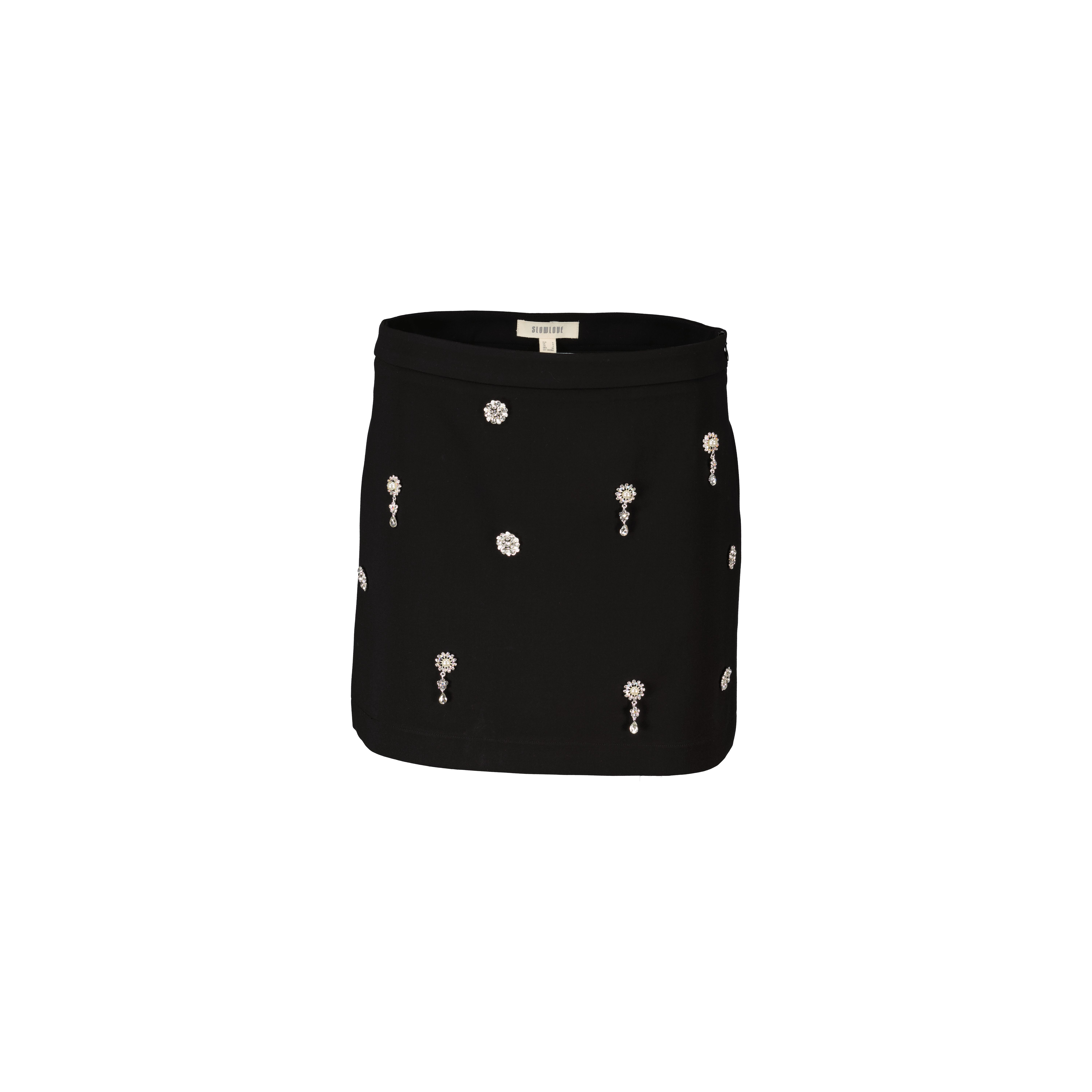 Mini aba com decorações. - Negro