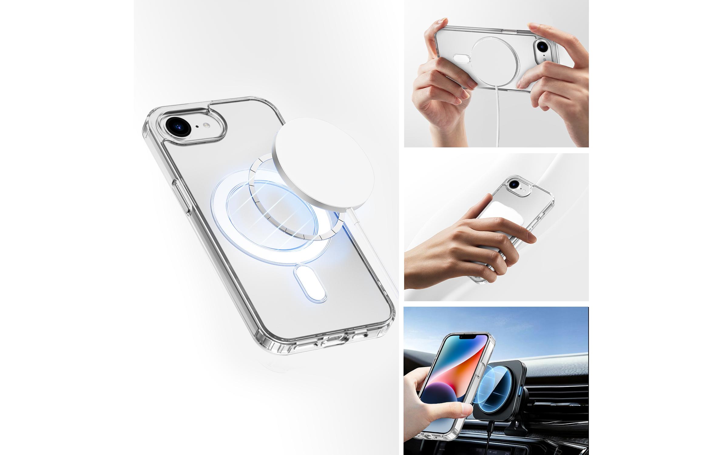 360° Protection Set iPhone 16eSet aus Displayschutzfolie und hochfester Schutzhülle für das iPhone 16e