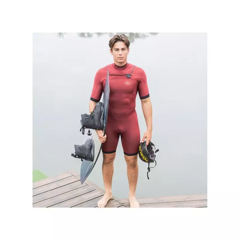 Combinaison shorty SOORUZ Fighter 2/2 Frontzip Wine