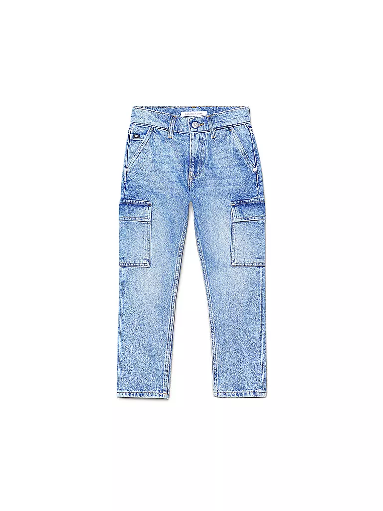 CALVIN KLEIN JEANS Jungen Cargojeans blau