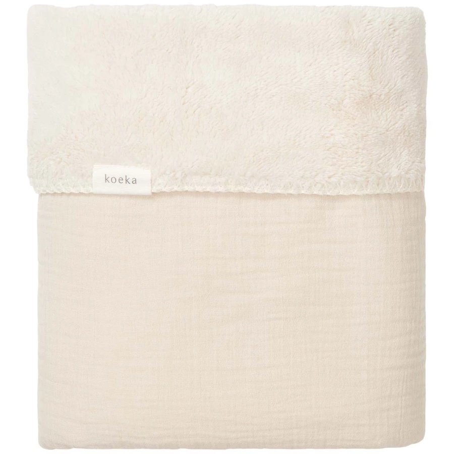 koeka Babydecke Plüsch Faro Weiß