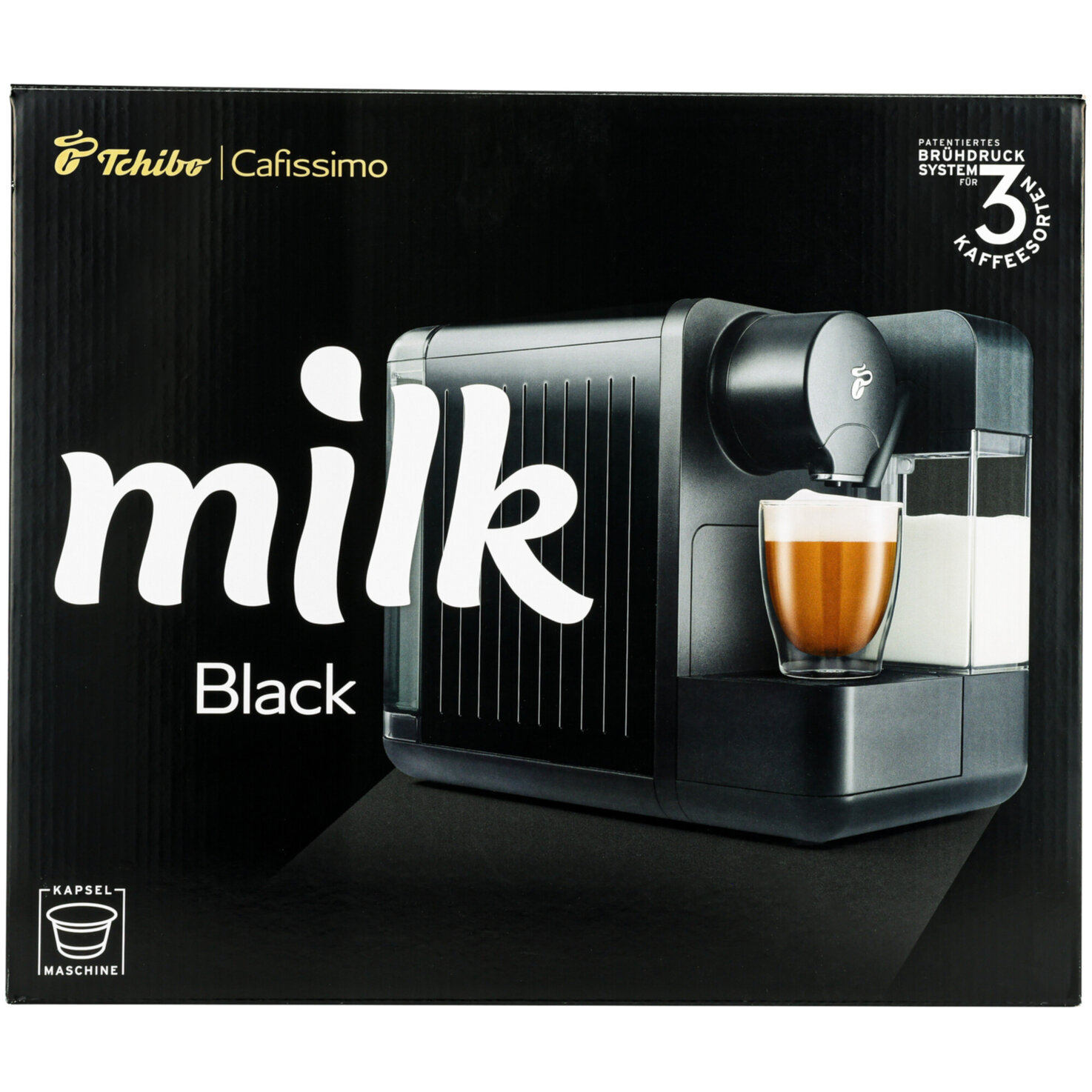 Tchibo Kaffeemaschine Cafissimo milk schwarz