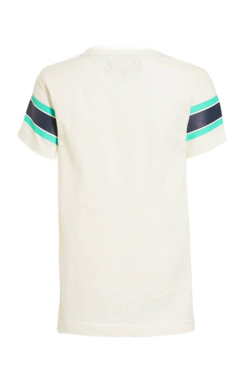 Orange Stars T-shirt Matthijs met printopdruk ecru