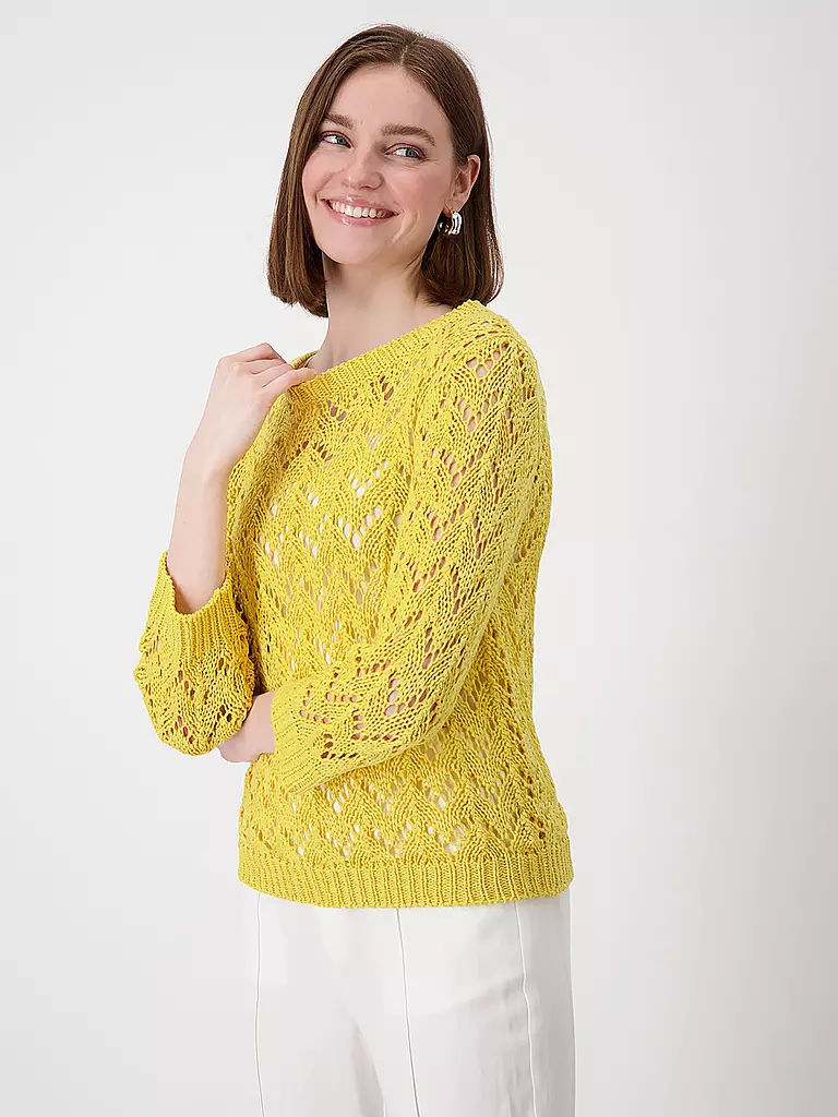 MONARI Pullover gelb