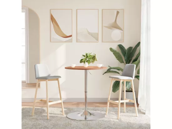 Table de bar Ø60x89,5 cm bois massif de hêtre