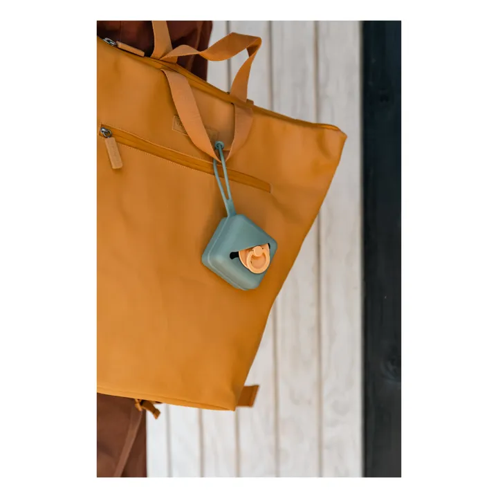 Bibs Boite à tétine en silicone | Vert forêt