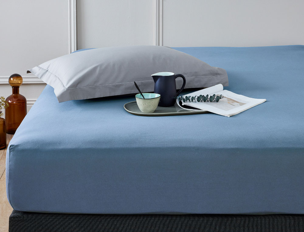 Pack 2 draps-housses-Jersey extensible