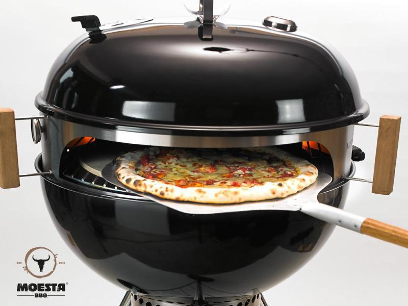 Moesta BBQ Pizzaschaufel 66 cm Silber Pizzaschieber aus Aluminium