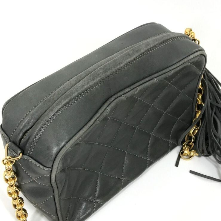 Chanel Vintage Chanel Shoulder Bag Black