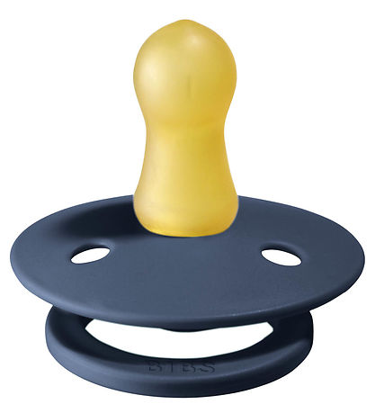 BIBS Colour Sutter - Str. 2 - 2-pak - Rund - Sky Blue/Steel Blue