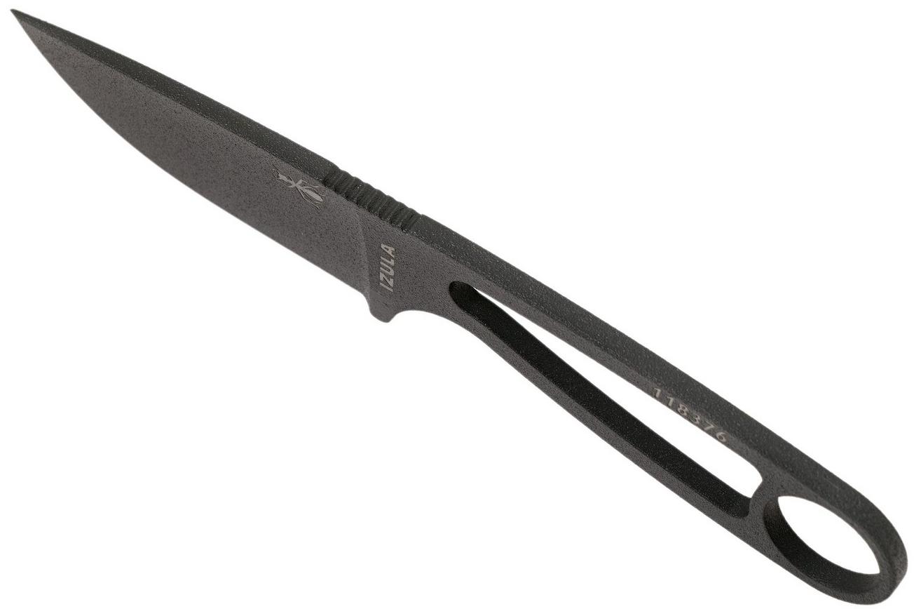 ESEE Izula Tactical Gunsmoke IZULA-TGK, survivalkit met schede en firesteel