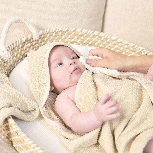 Meyco Baby Popcorn Badcape - 75 x 75 cm