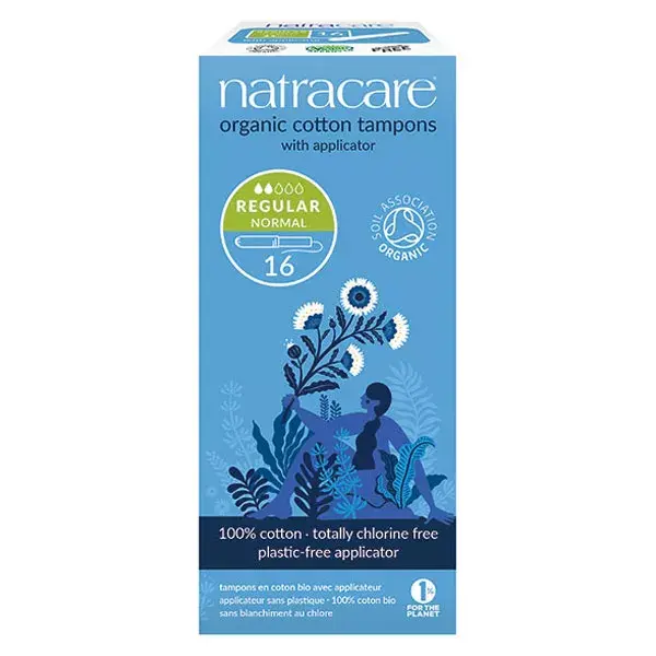 Natracare Tampons Normal avec Applicateur 16 unités