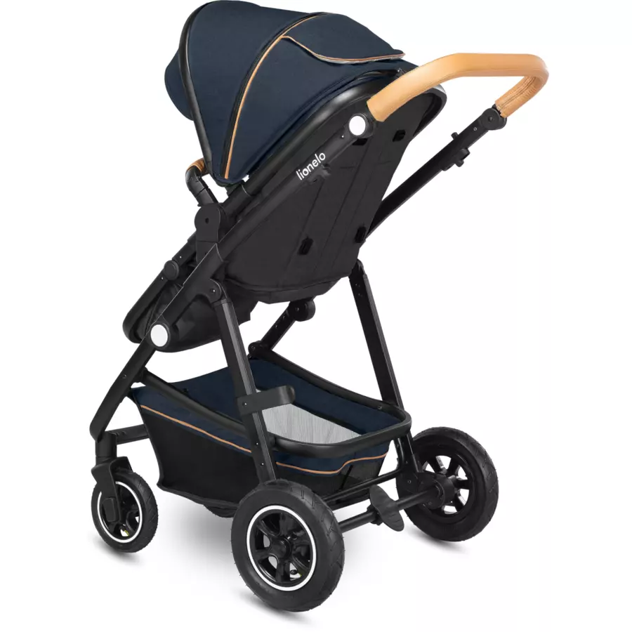 lionelo Kombikinderwagen Amber 2 in 1 Blue Navy