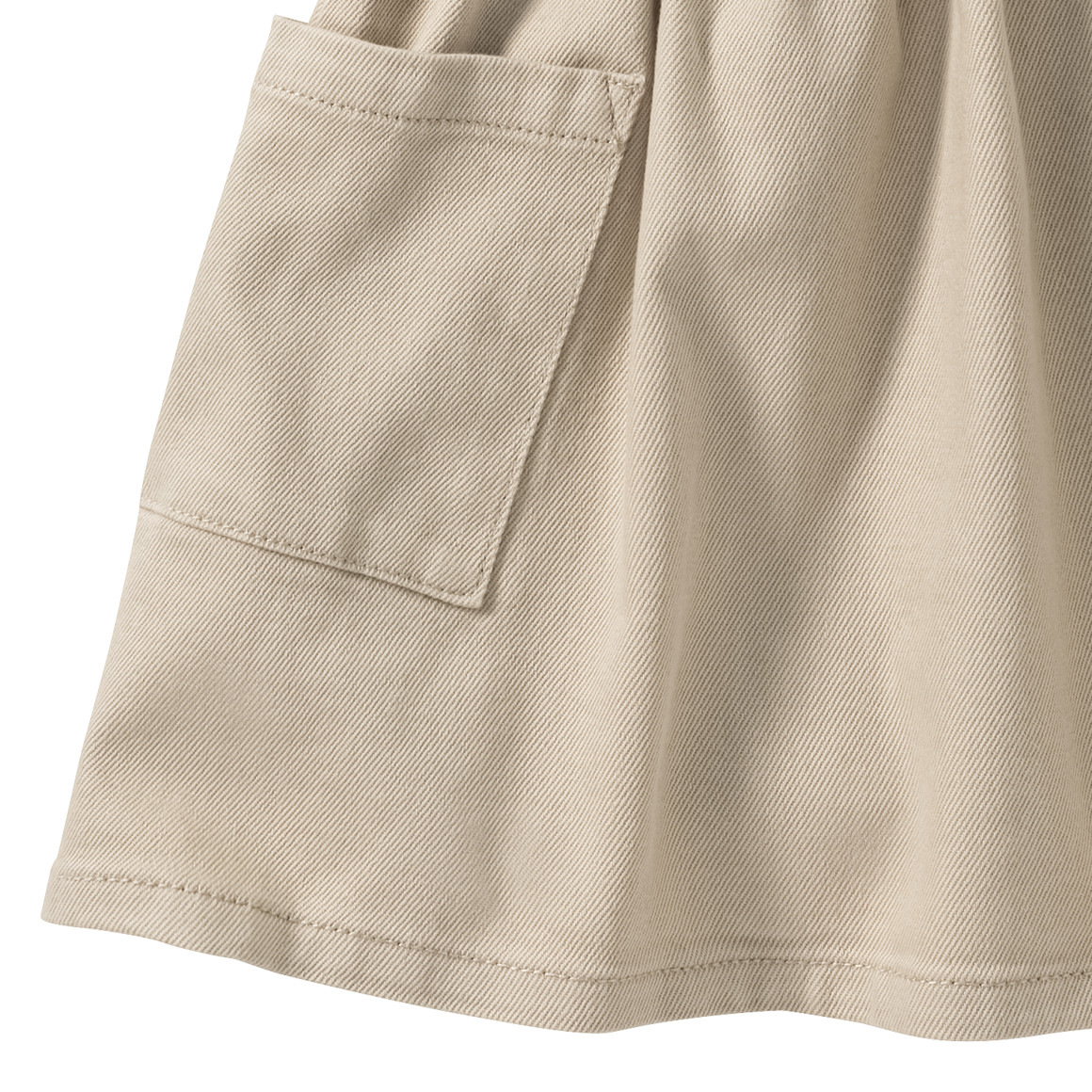Topolino Pure Collection Mädchen Rock mit Elastikbund hellbeige