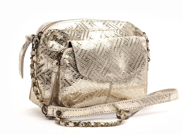 Pieces ville accessoires pcnaina leather cross body fc noos or