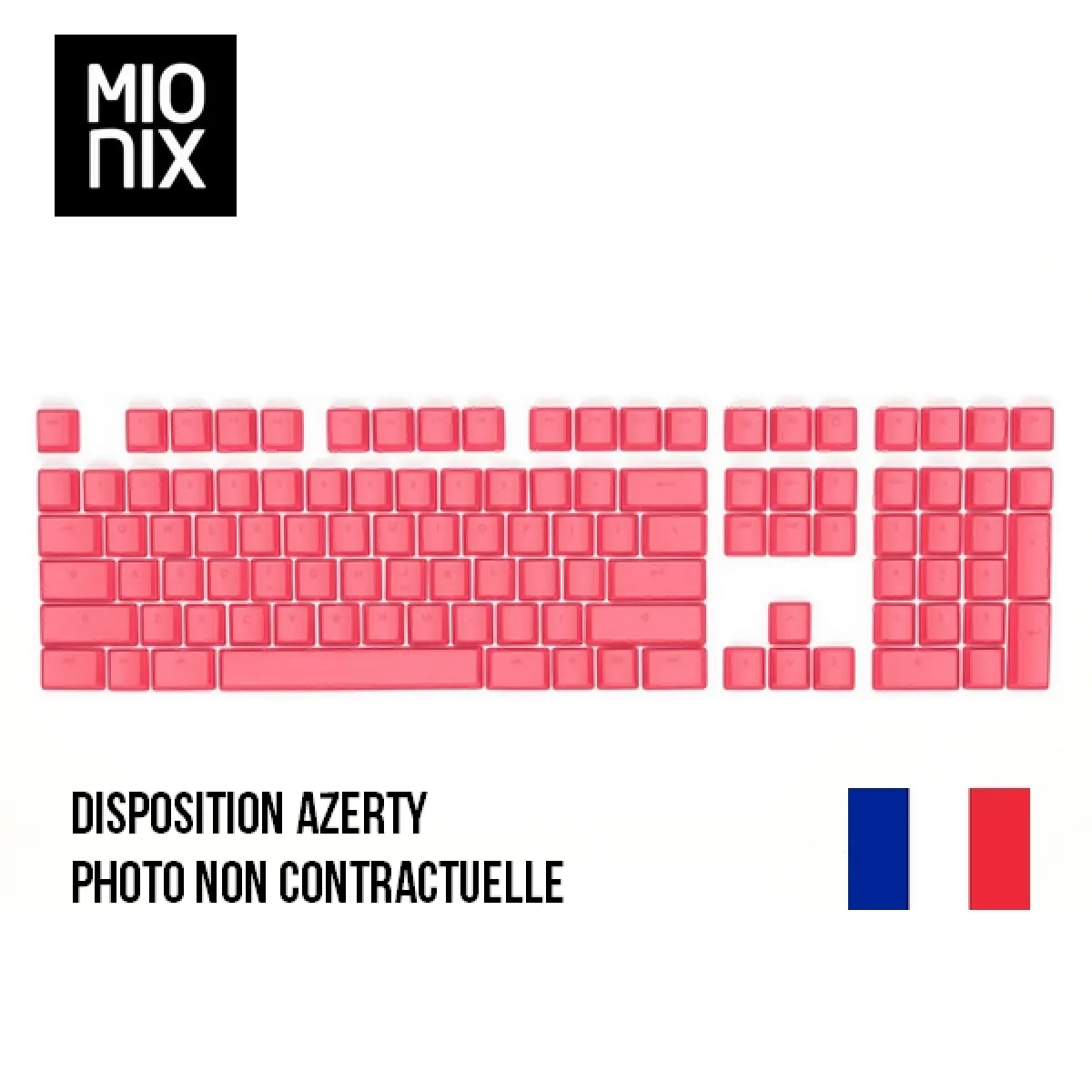 Mionix Keycaps Azerty (FR) - Rose