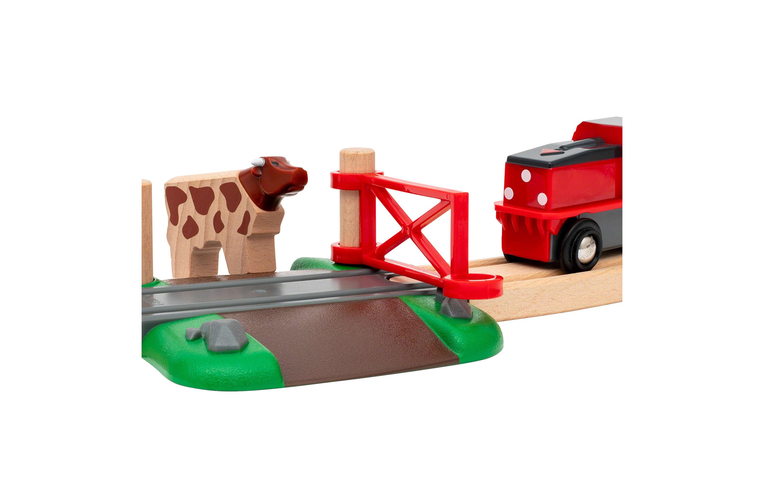 Eisenbahn Grosses Bauernhof-SetHolzspielzug-Set