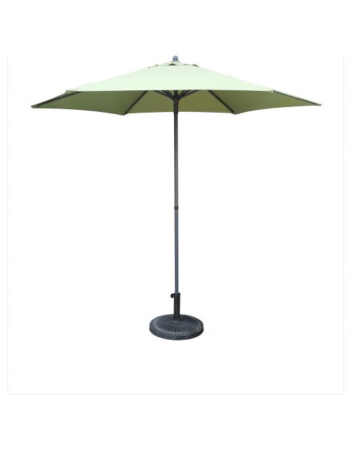 Bestgarden Parasol Aluminium - Tuinmeubelen - Ø2.5 m Groen