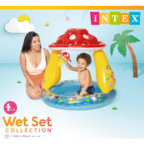 Intex svamp oppustelig babypool 45 liter