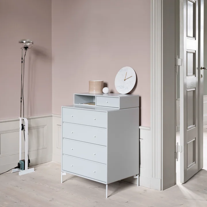 Montana - Keep Kommode mit Beinen, new white