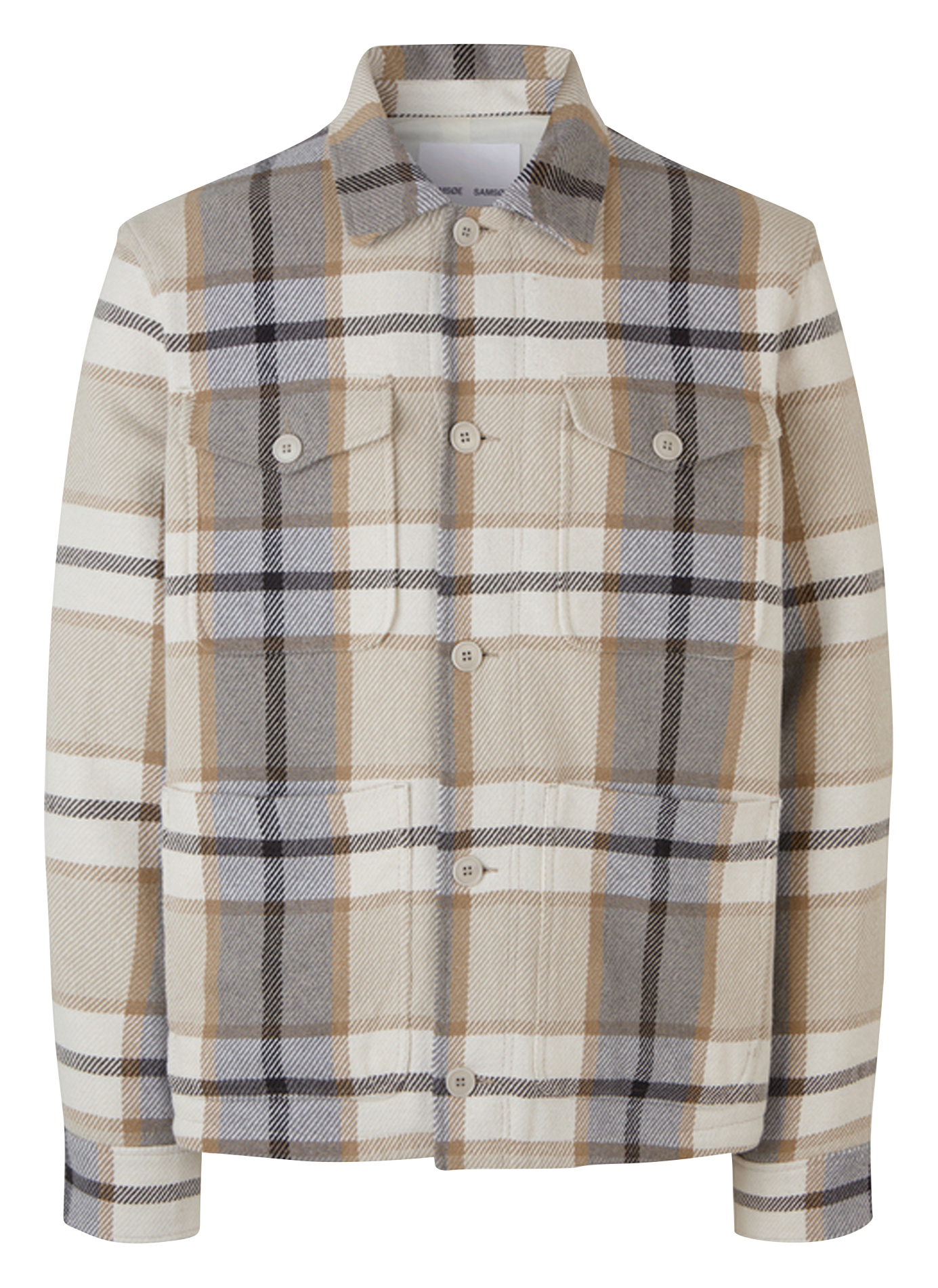 PLUM - Surchemise col classique regular fit à carreaux | Multicolore