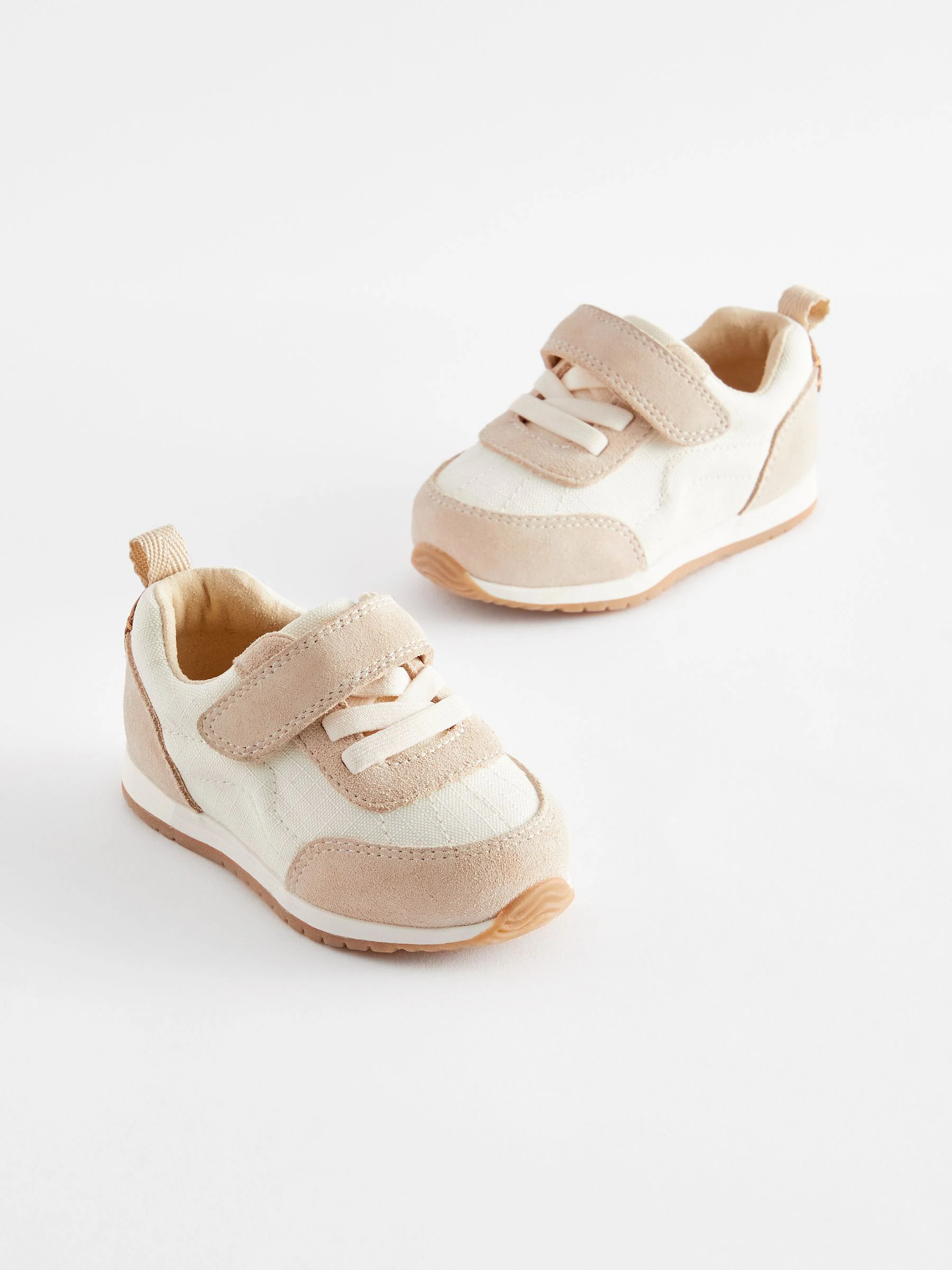 Wit neutraal - Eerste loopschoentjes: sneakers
