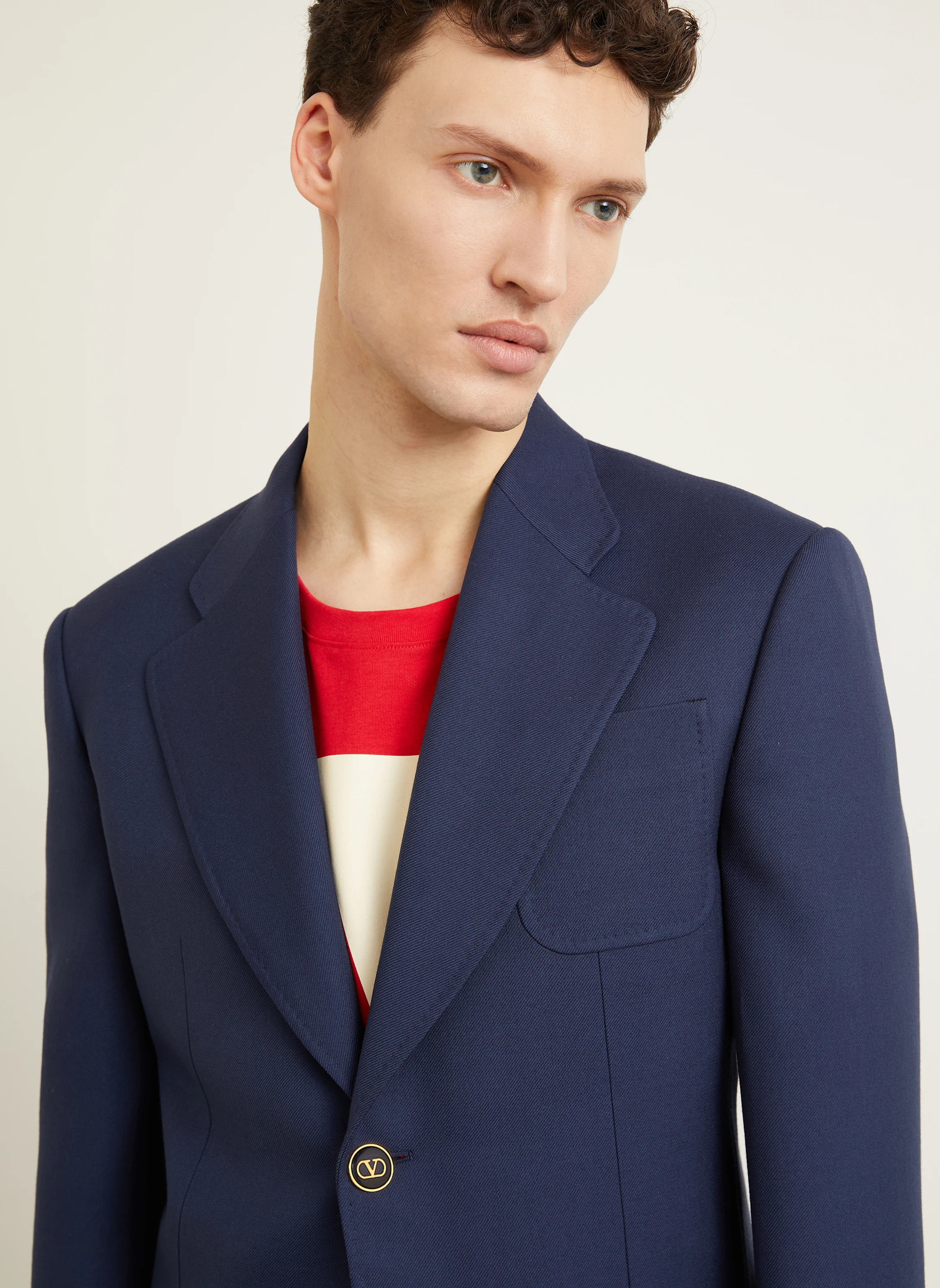 VALENTINO Sakko Slim Fit mit Leinen