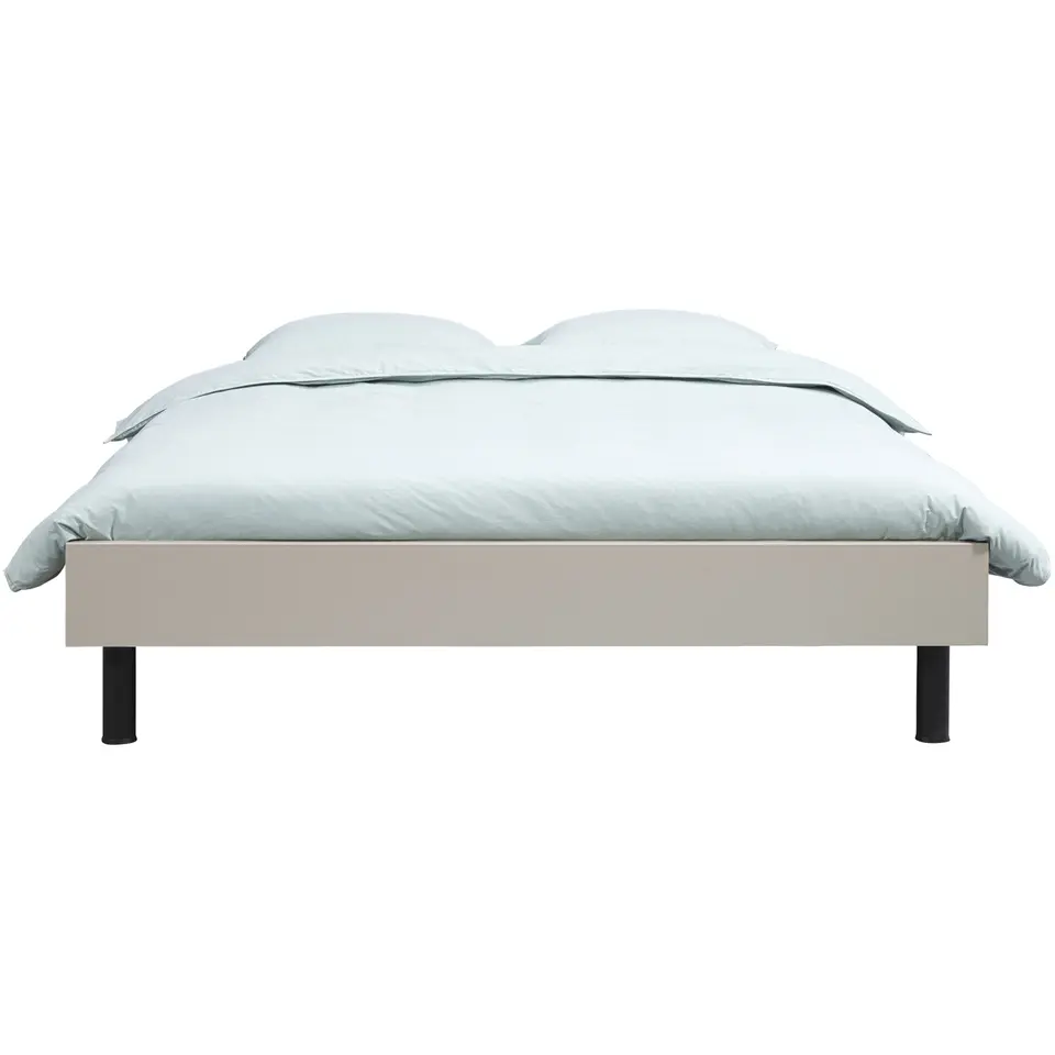 Bed Nova - kiezelkleur - 160x200 cm