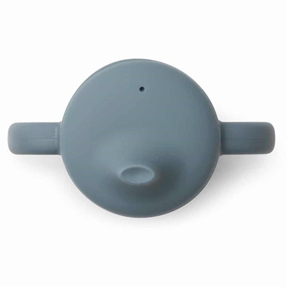 Neil Drikkekop Dino Whale Blue - LieWood → Luksusbaby.dk