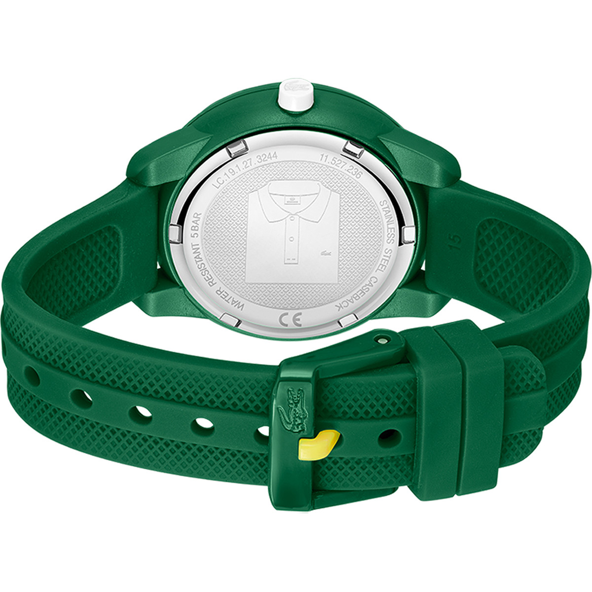 Montre LACOSTE mini tennis enfant bracelet silicone vert