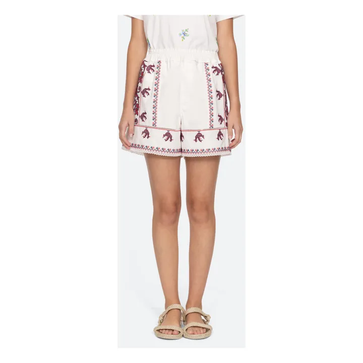 Sea NY Short Brodé Beena | Blanc