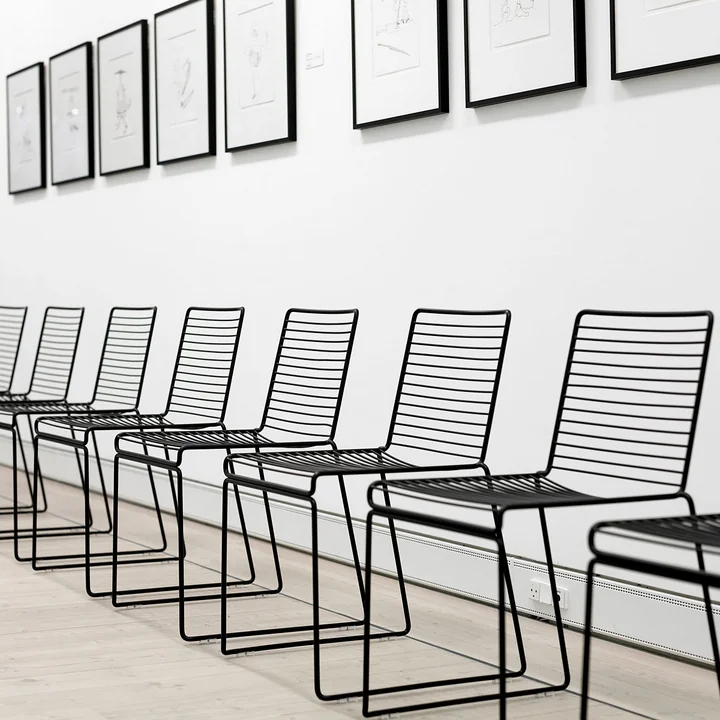 HAY - Hee Dining Chair, weiss (4er-Set)