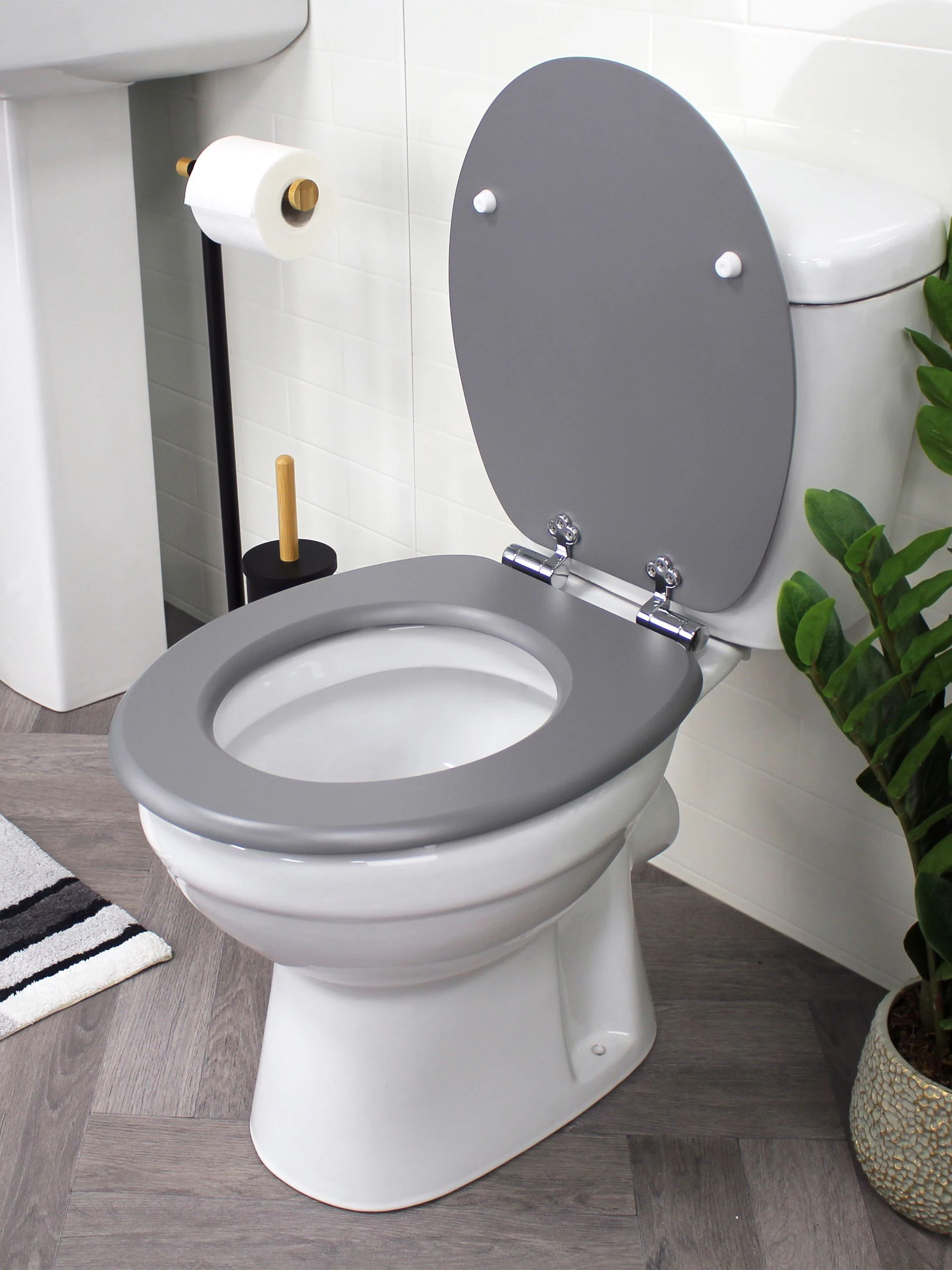 Showerdrape - Norfolk Soft Close houten toiletbril