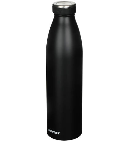 Sistema Thermosflasche - Edelstahl Steel - 750 ml - Schwarz