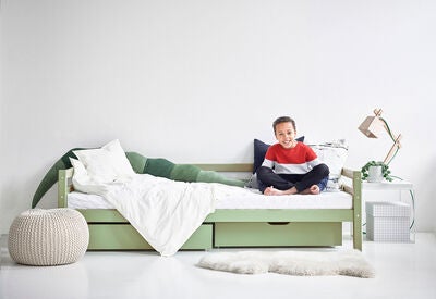 Hoppekids Enkeltseng ECO Dream 90x200 cm, Pale Green