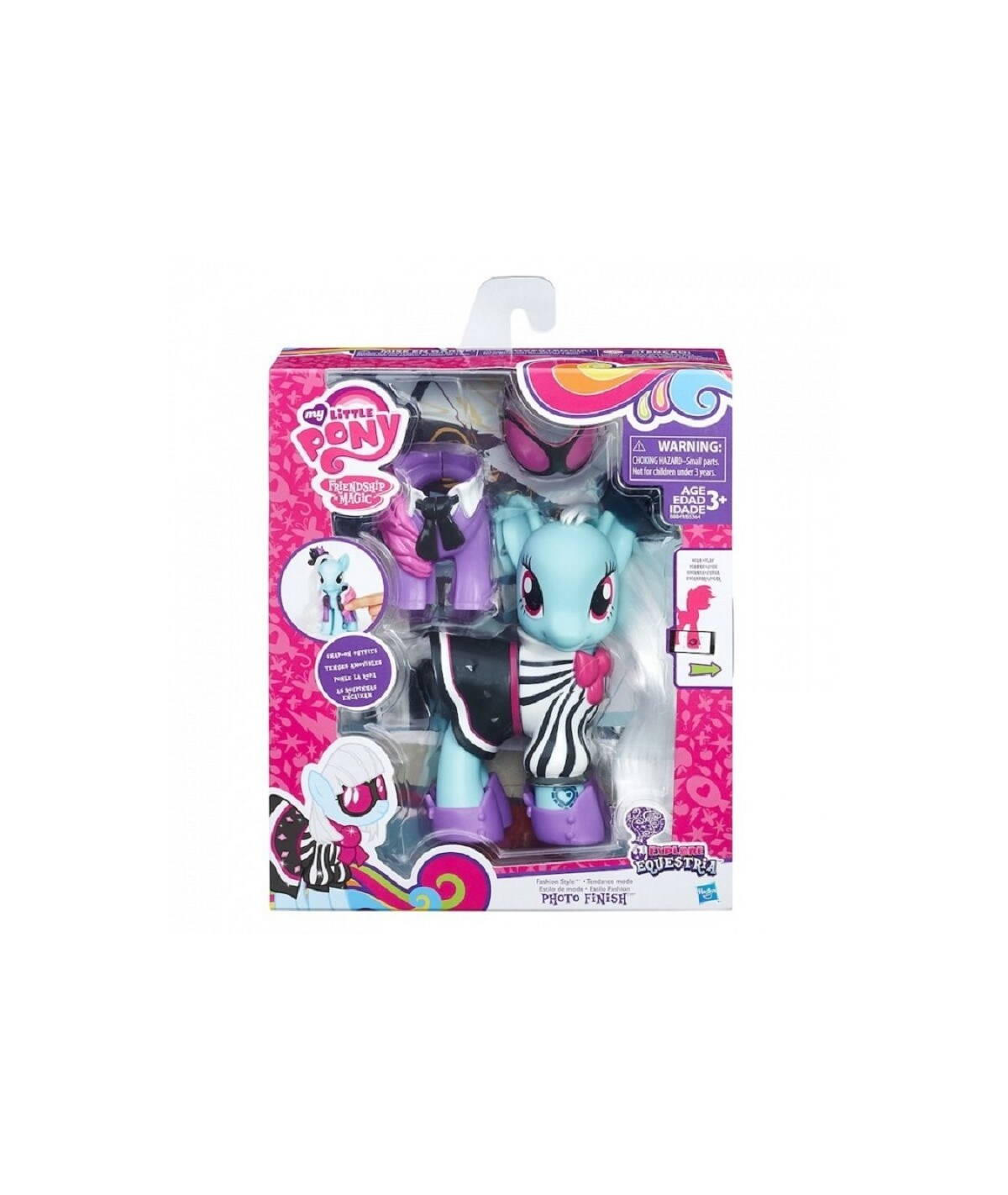 Hasbro - My Little Pony Figur - Photo Finish mit verschiedenen ansteckbaren Outfits