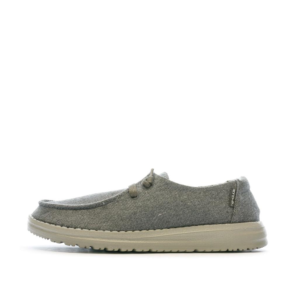 Hey Dude Chaussures Grises Foncés Femme Hey Dude Wendy